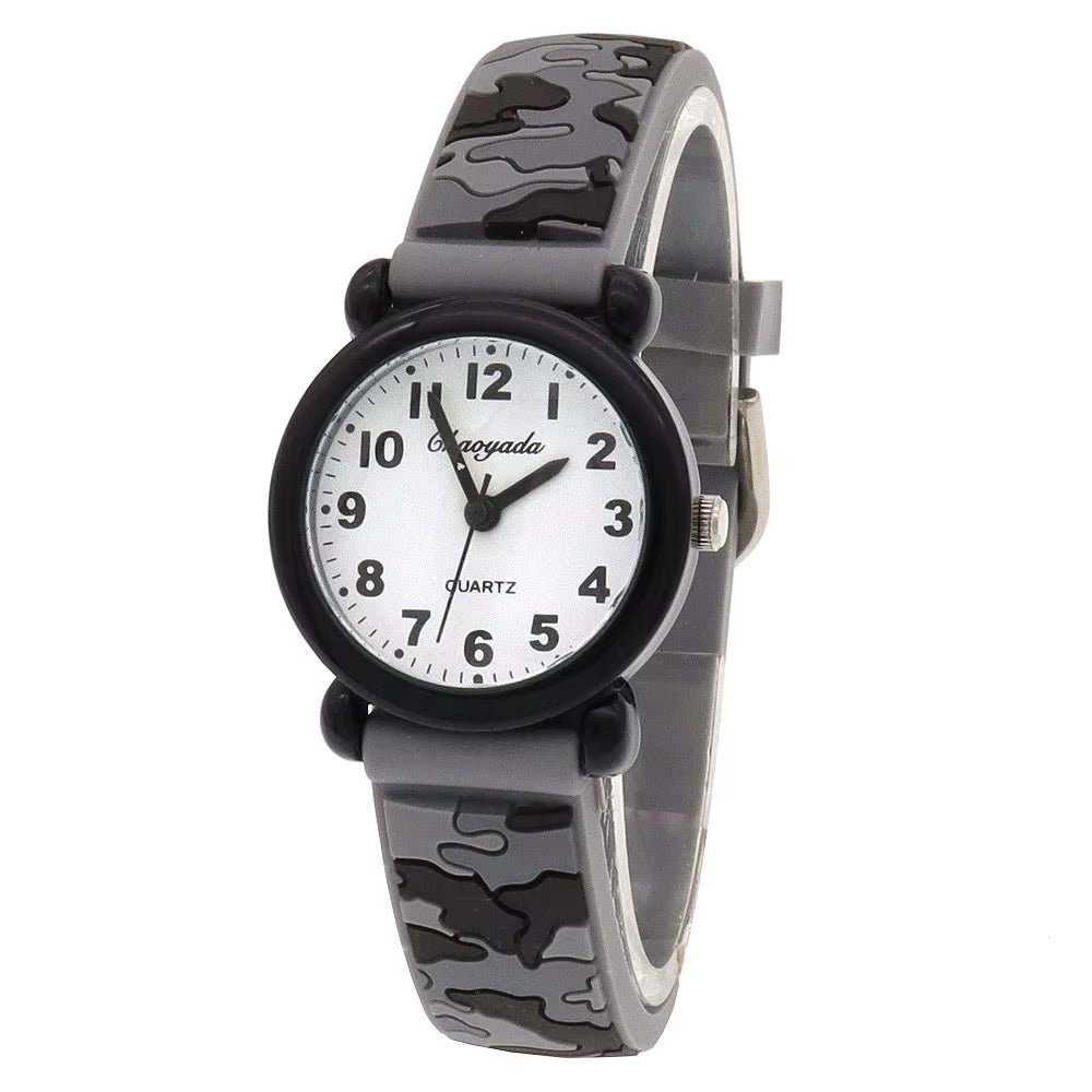 Brand Camo Strap Children'S Watch Cartoon Quartz Watches Student Boy Girl Sports Army Fan Cool Wristwatch Dropshipping Watch