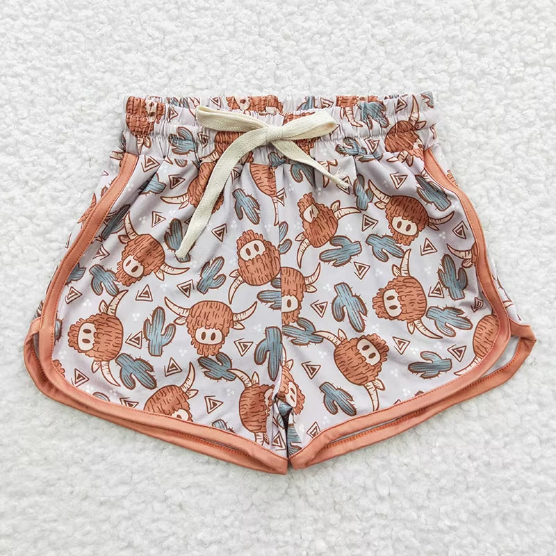 Wholesale Baby Girl Summer Camo Running Shorts Athletic Workout Beach Clothing Kids Children Toddler One Piece Clothes