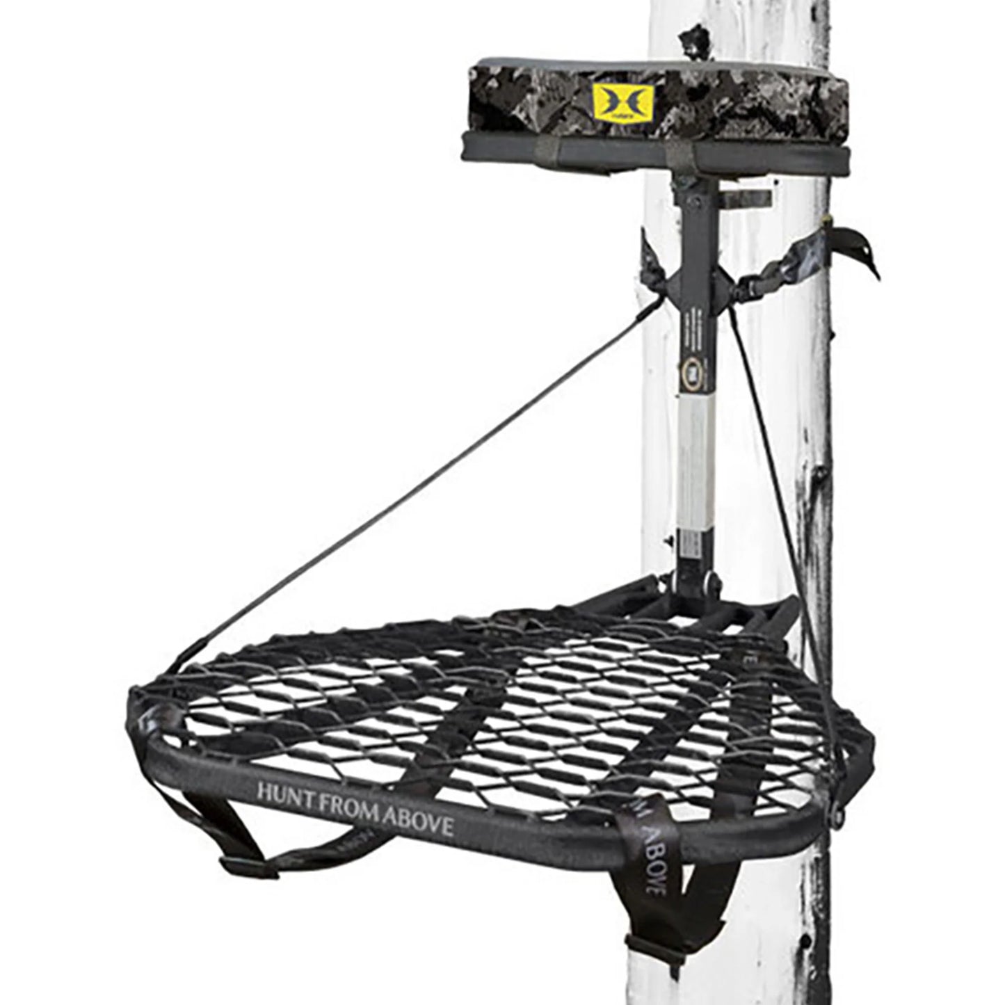 COMBAT Hang-On Hunting Tree Stand W/ Set of 3 Helium Climbing Sticks