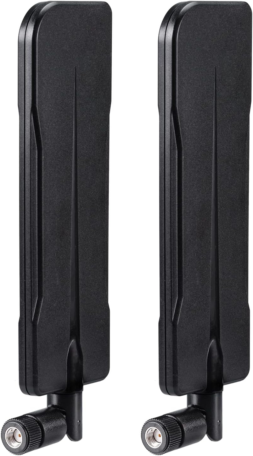 Trail Camera 4G LTE 8Dbi Cellular Antenna (RP-SMA Male)(2-Pack) Compatible with Game Camera Cellular Modem Wildlife Hunting Camera Outdoor Mobile Security Camera
