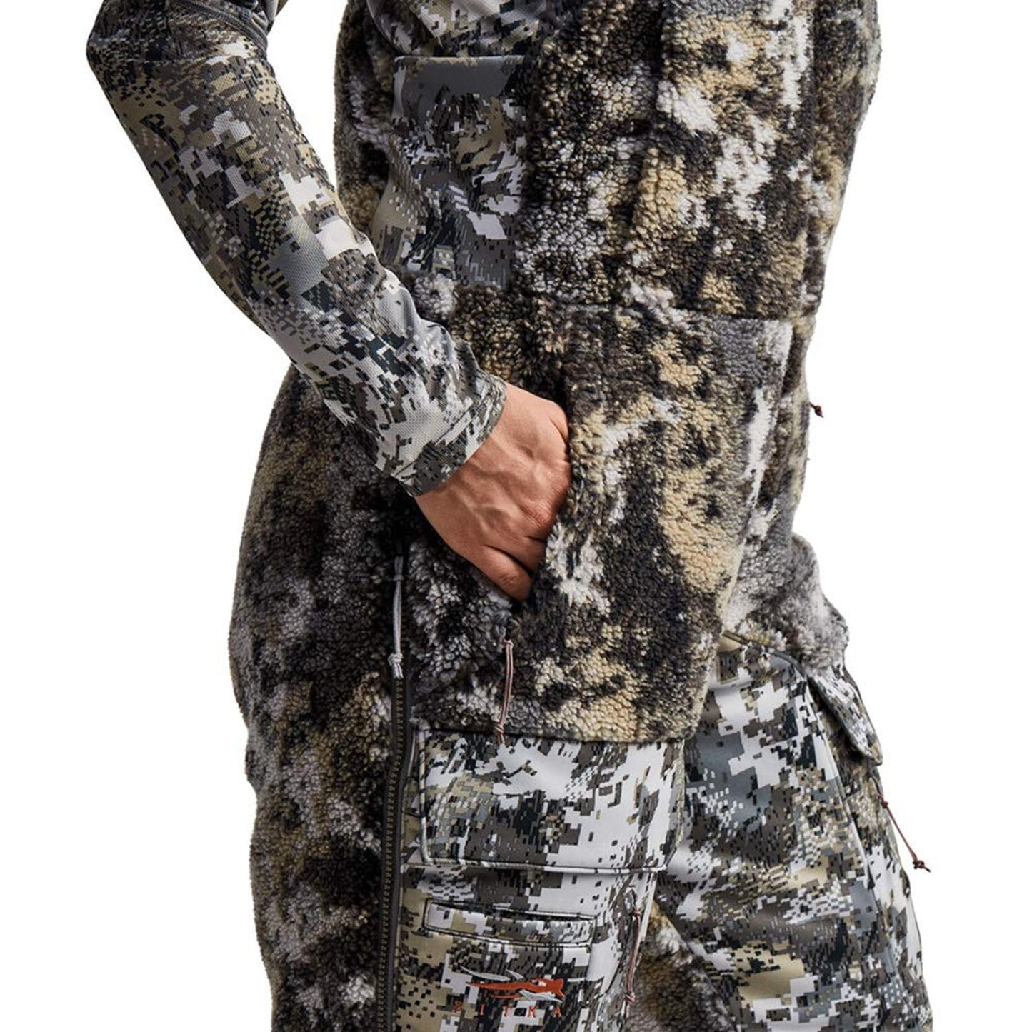 Sitka Women'S Hunting Camo Windproof Insulated Fanatic Bib Medium Elevated Ii