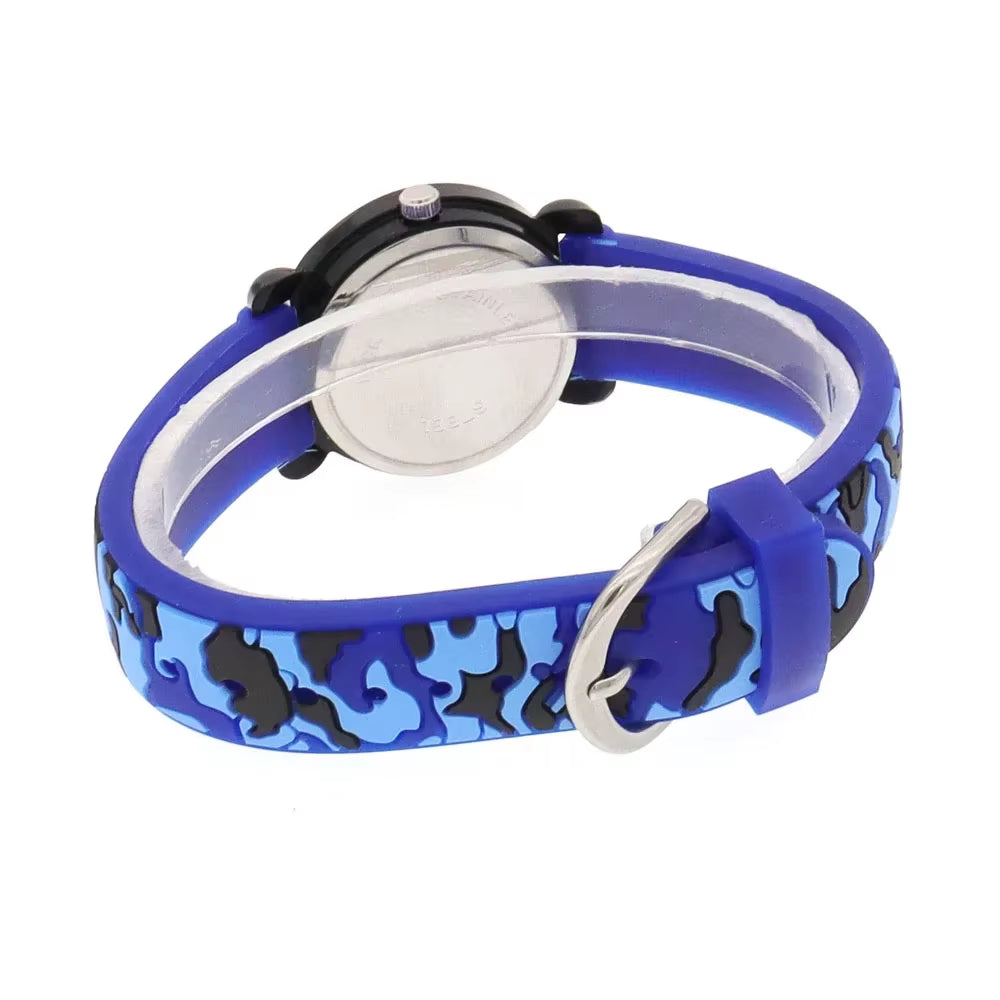 Brand Camo Strap Children'S Watch Cartoon Quartz Watches Student Boy Girl Sports Army Fan Cool Wristwatch Dropshipping Watch