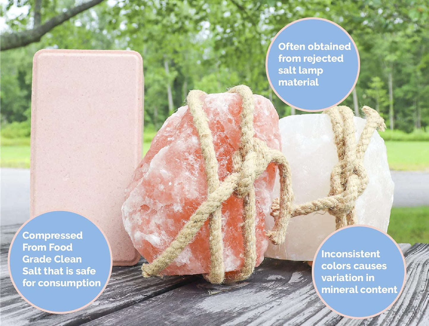 8.8LB (4KG) Compressed Pink Himalayan Salt Animal Lick Brick for Livestock and Wildlife - 100% Pure & Natural Feed Salt - 84 Natural Minerals and Trace Elements
