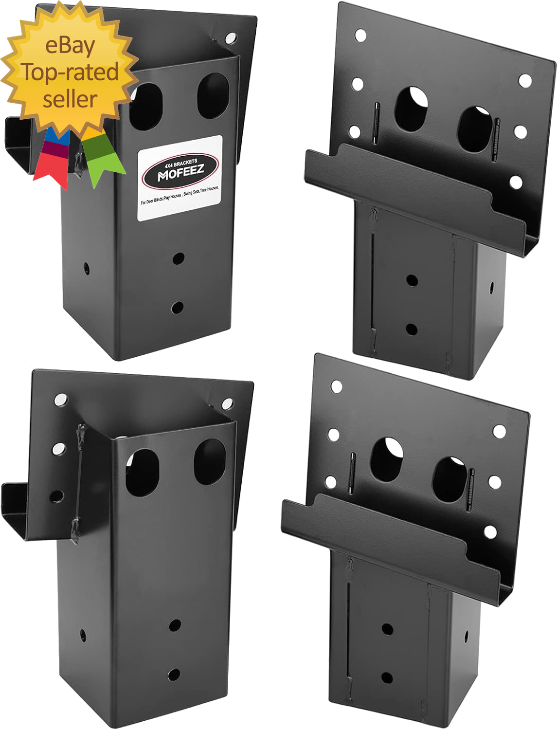 Outdoor 4X4 Compound Angle Brackets for Deer Stand Hunting Blinds Shooting