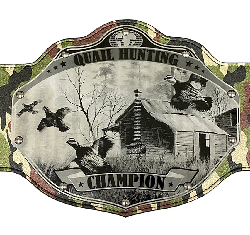 Hunting Championship Belt - Select Animal - Custom Text