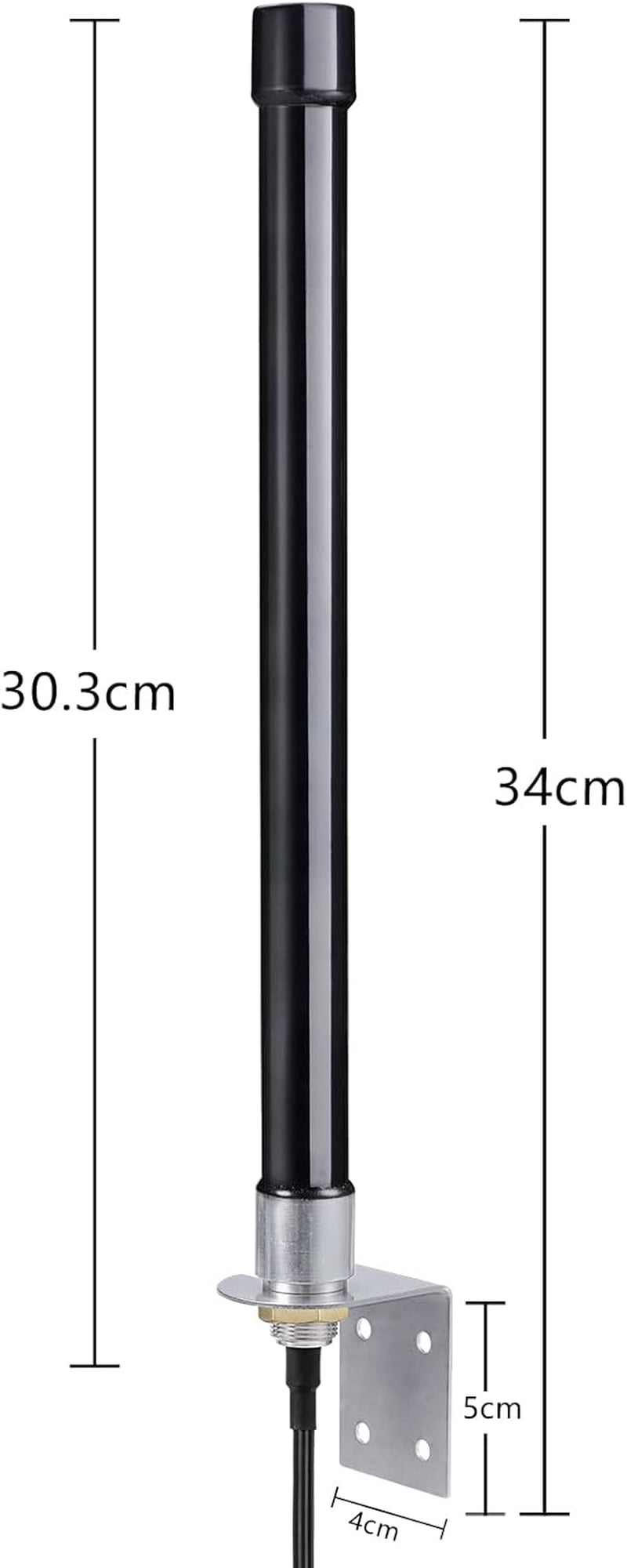 4G LTE Long Range Cellular Trail Camera Antenna Wall Mount - Compatible with Spypoint Link Micro Flex Covert Spartan Stealth Tactacam Muddy Wildlife Hunting Cam Outdoor Mobile Security Camera