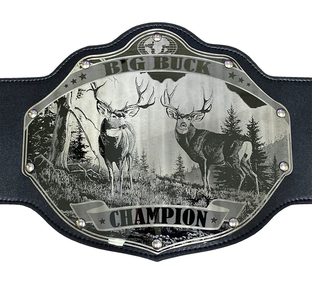 Hunting Championship Belt - Select Animal - Custom Text