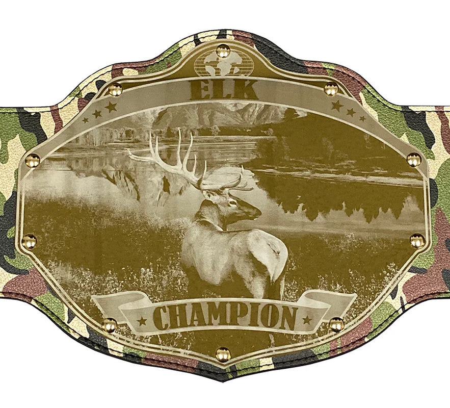 Hunting Championship Belt - Select Animal - Custom Text