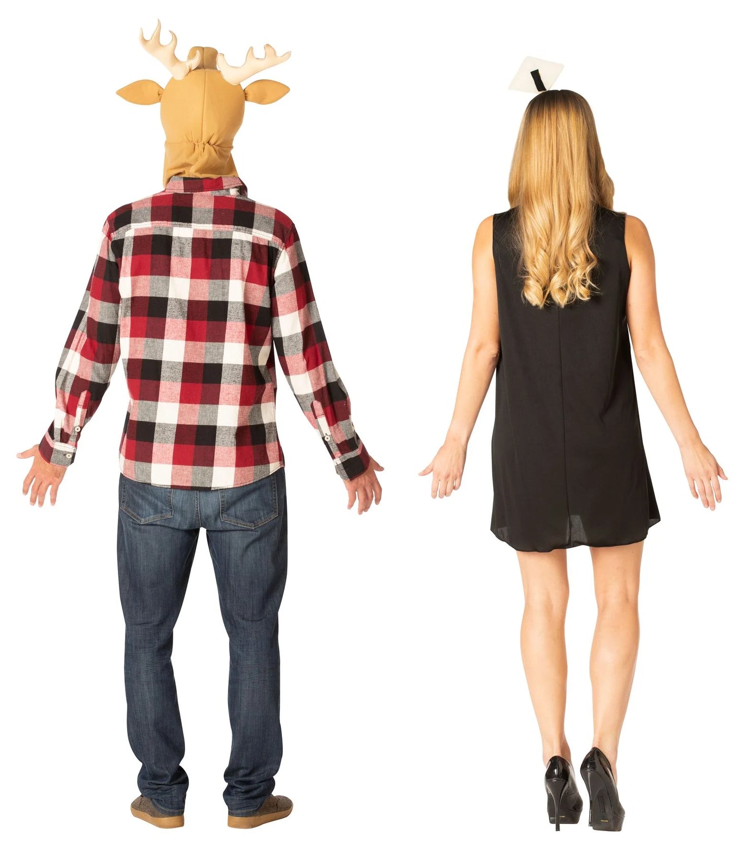 Deer in Headlights Couples Halloween Costume, One Size Fits Most Adults