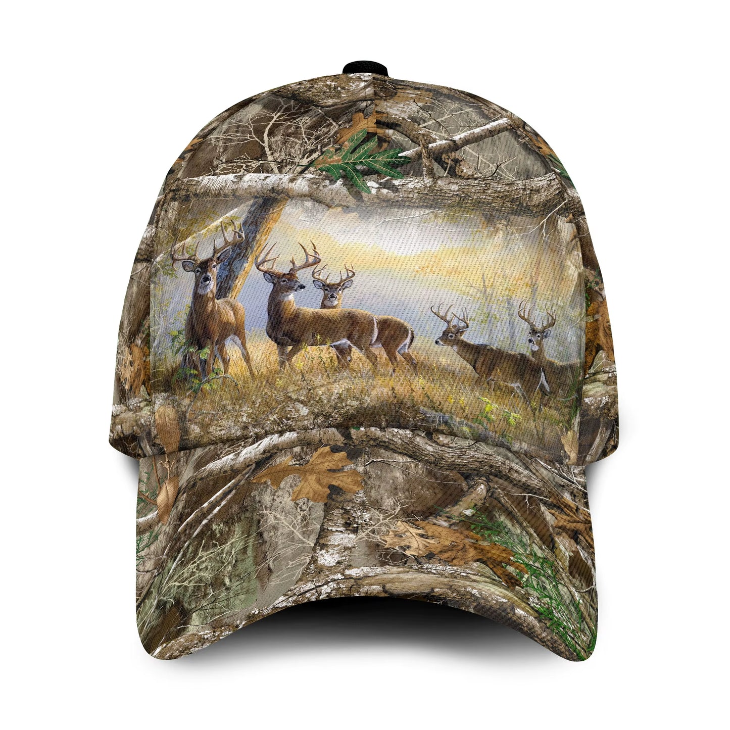 Baseball Cap Love Deer Hunting Wildlife Printed Snapback Men Women Adult Breathable Summer Headwear Outdoor Sun Visor Hats