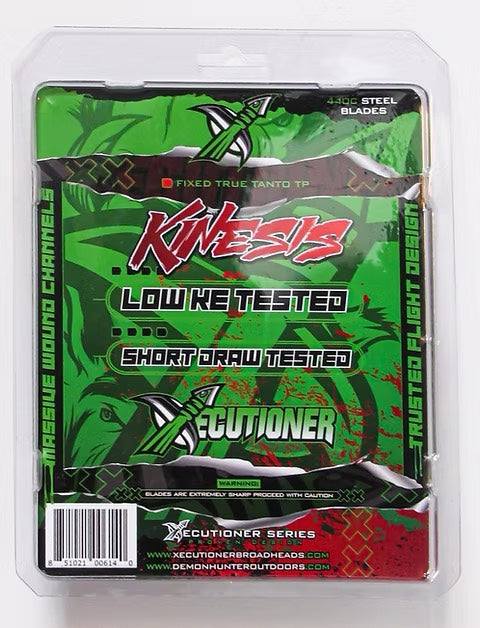Executioner Broadheads Kinesis - Fixed Blade Broadhead