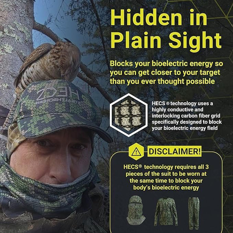 Lightweight System | Hunting Camo Suit with Bioelectric Shielding | Hunting Clothes for Men | Patented Technology