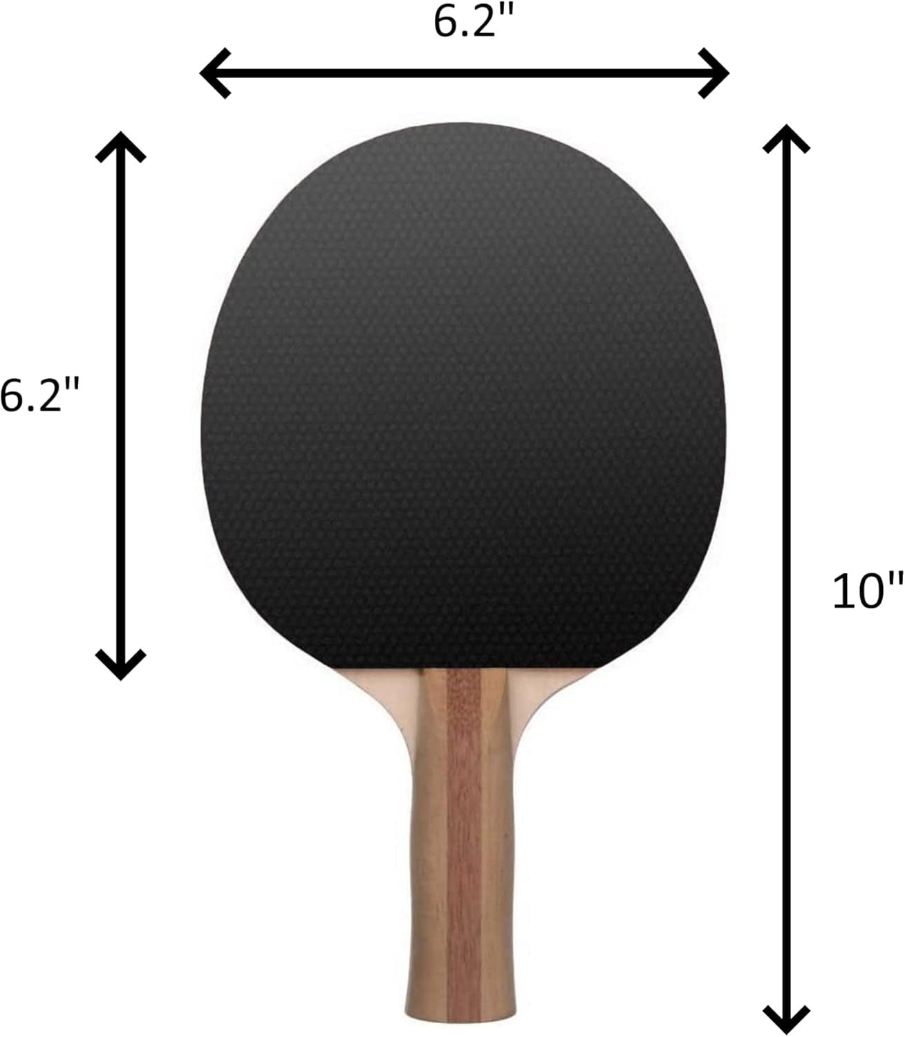 Deer Hunting Colorful Design Ping Pong Paddle, Premium 5 Ply Table Tennis Racket (Black on Back)