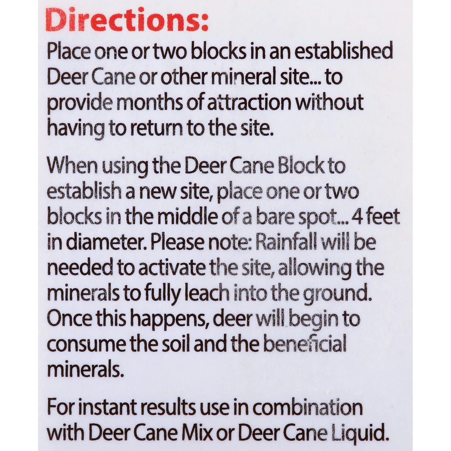 (2 Pack) Evolved Deer Cane Block Adult Mineral Hunting Attractant
