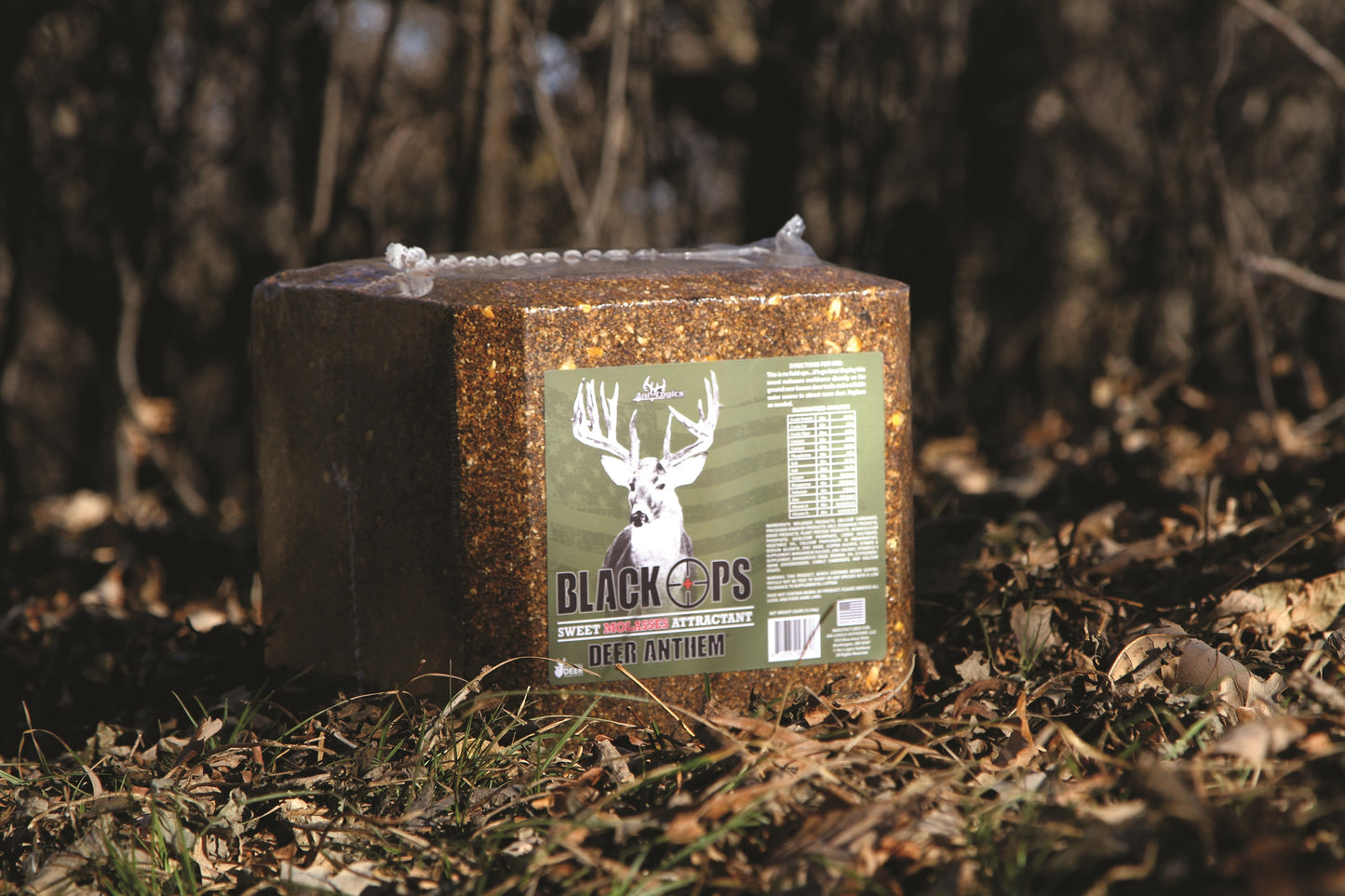 Black Ops Deer Anthem Attractant Deer Feed Protein Block, 25Lbs Single