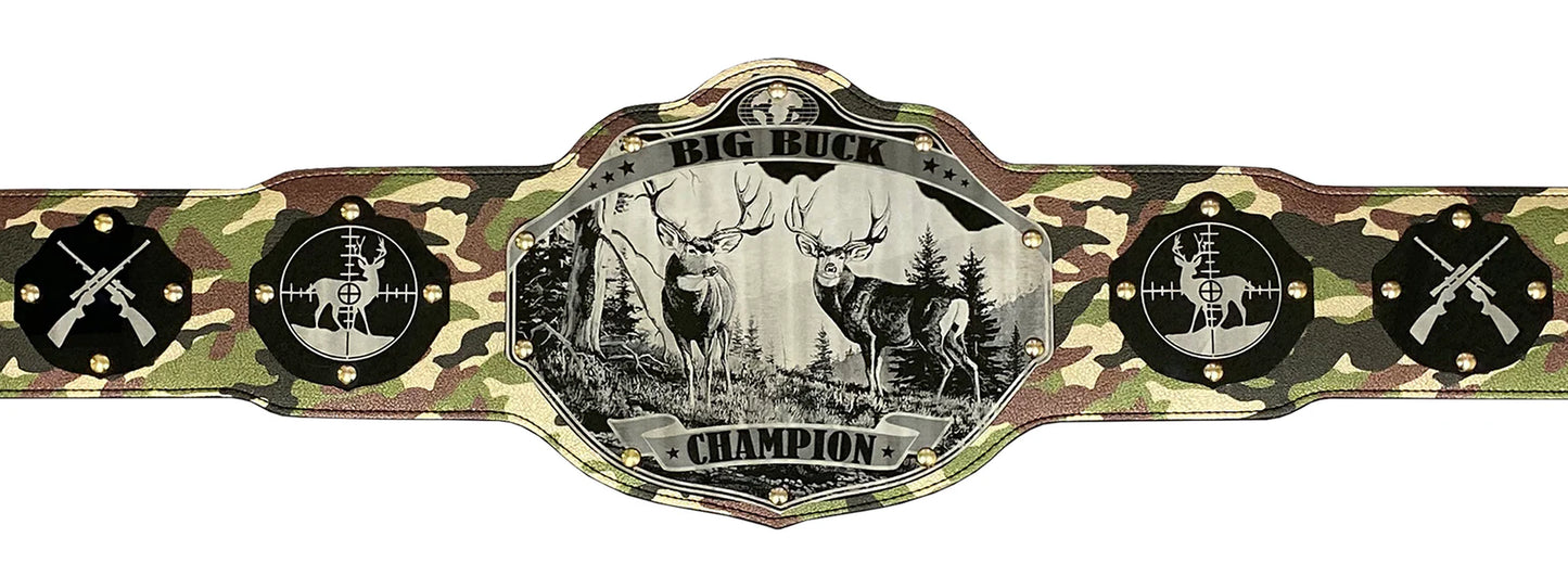 Hunting Championship Belt - Select Animal - Custom Text
