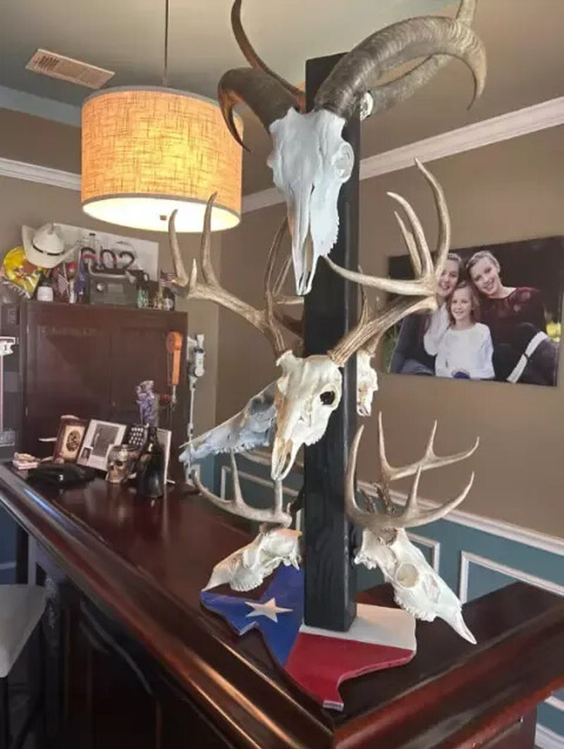 European Mount Skull Hanger, Deer Skull Wall Mount Hanger for Hanging Deer Head