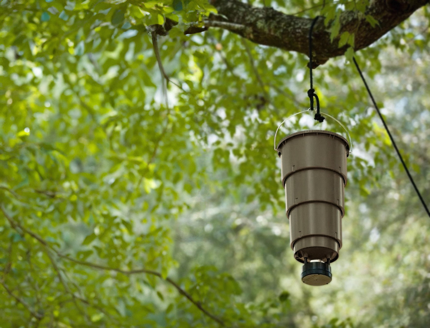 5-Gallon All-In-One Hanging Broadcast Deer Feeder with Adjustable Timer, MFG-13074