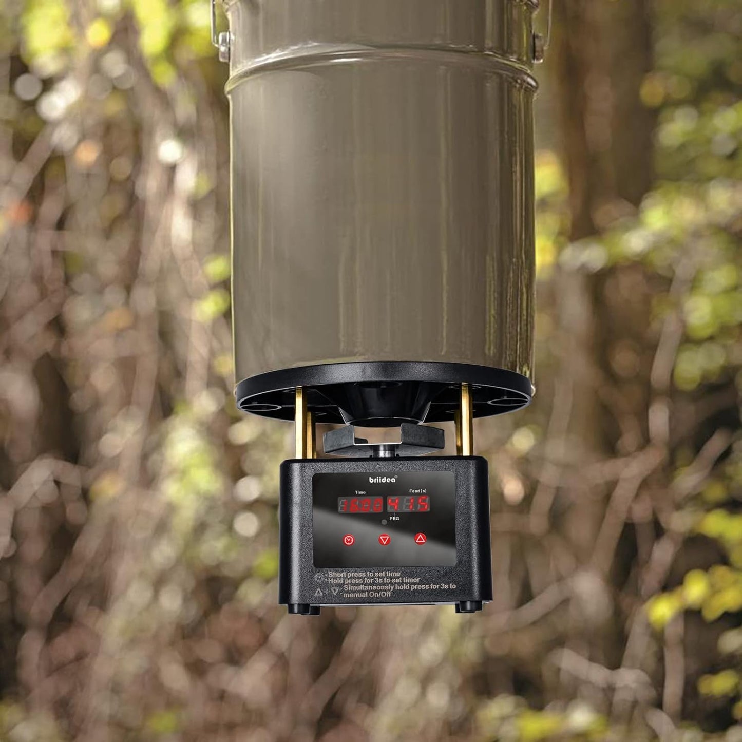 Briidea Deer Feeder Timer, All-In-One Deer Feeder Motor and Timer Kit with Progr