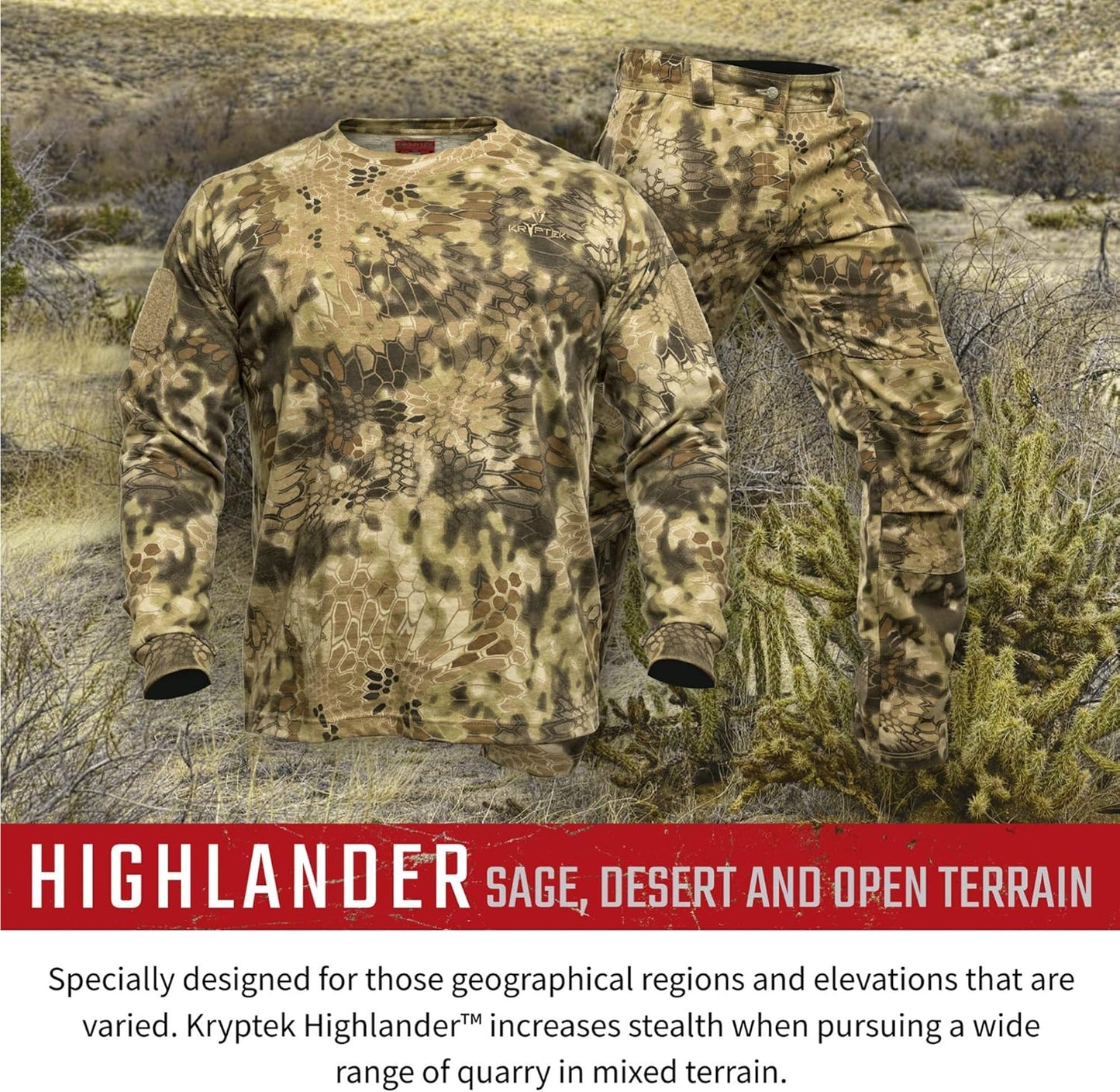 Men'S Standard Stalker Long Sleeve, 100% Cotton, Camo Hunting Tee