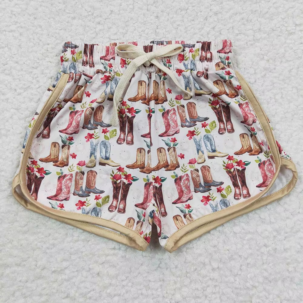 Wholesale Baby Girl Summer Camo Running Shorts Athletic Workout Beach Clothing Kids Children Toddler One Piece Clothes