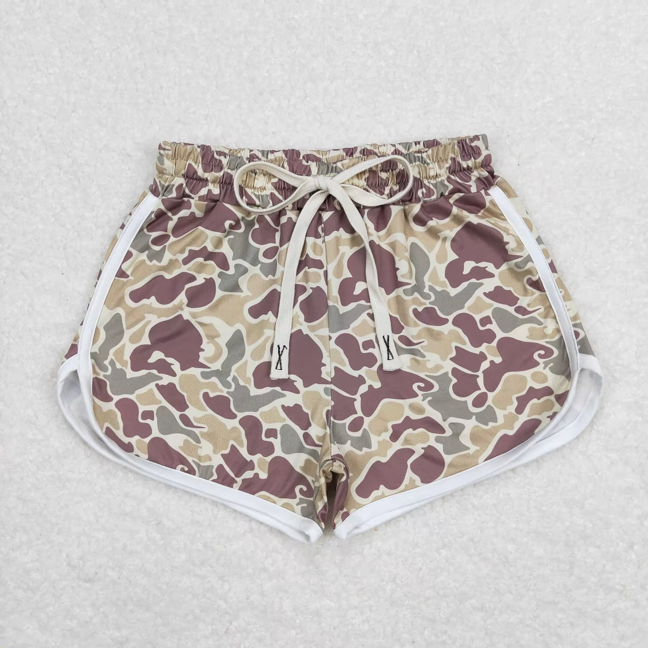 Wholesale Baby Girl Summer Camo Running Shorts Athletic Workout Beach Clothing Kids Children Toddler One Piece Clothes