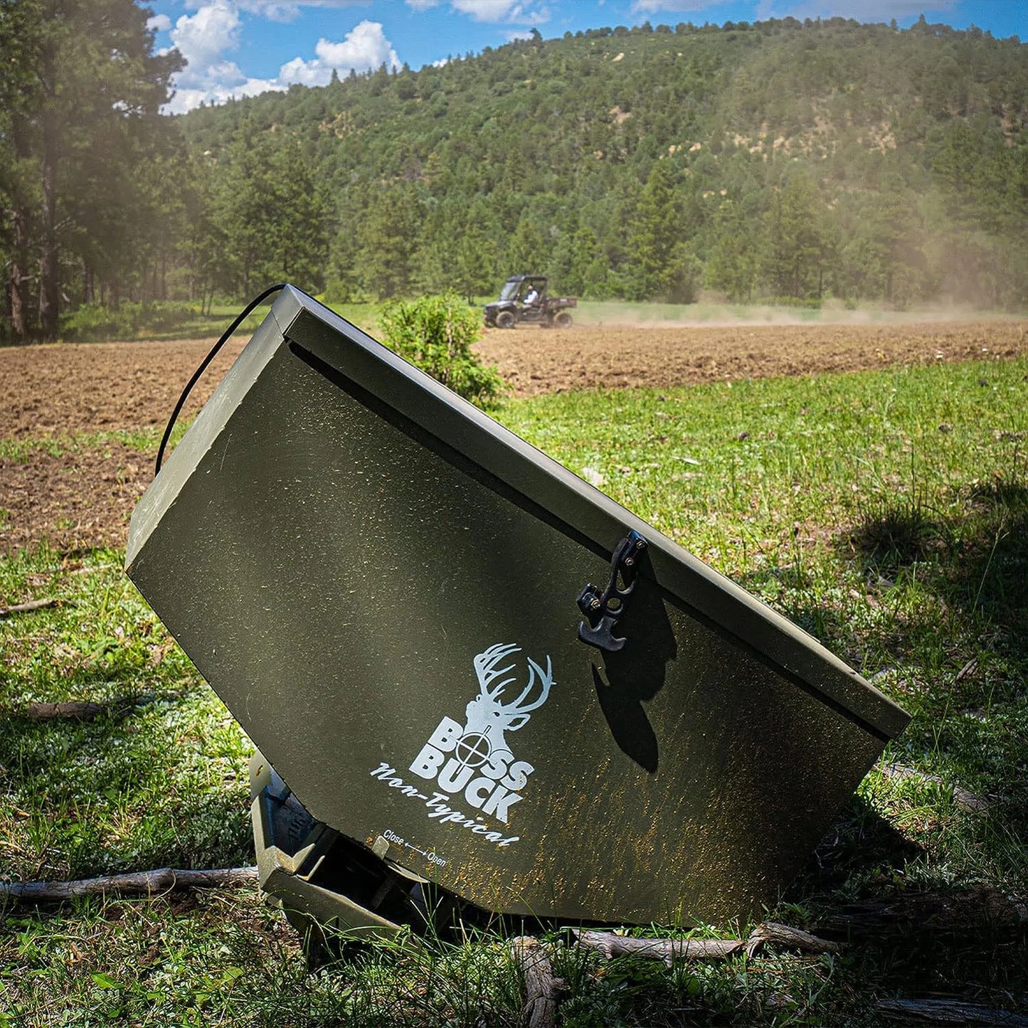 BB-1.80 80 Pound Capacity Non-Typical ATV Feed Spreader & Seeder