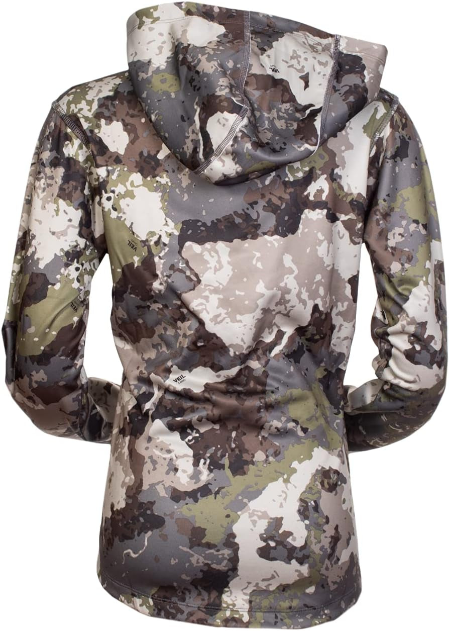 Solas Fleece Full Zip Hoodie – Women'S Camo Layering Hunting Hooded Sweatshirt
