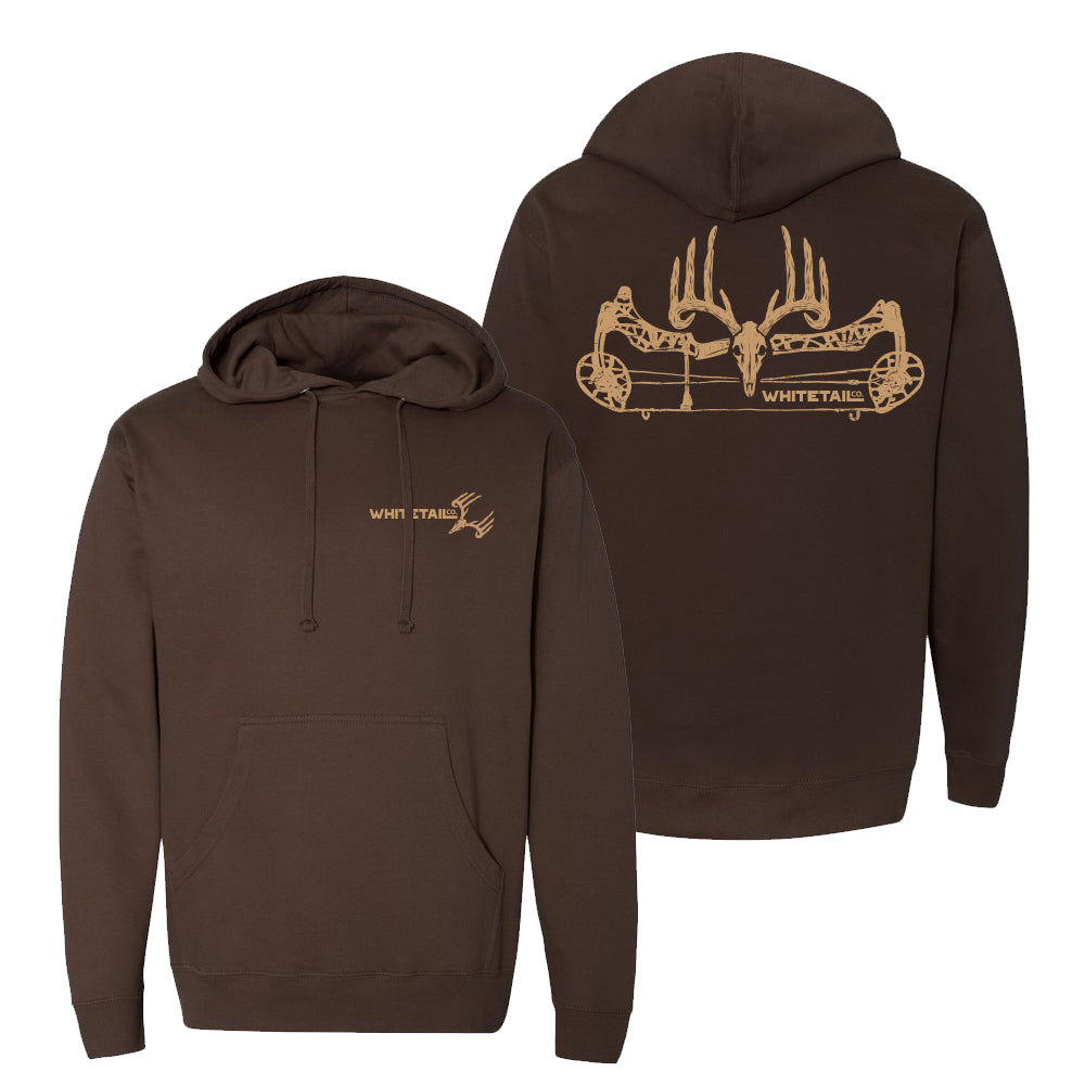 Always Ruttin’ Buck Hoodie – Soft Fleece Hunting Hoodie for Outdoorsmen - Brown