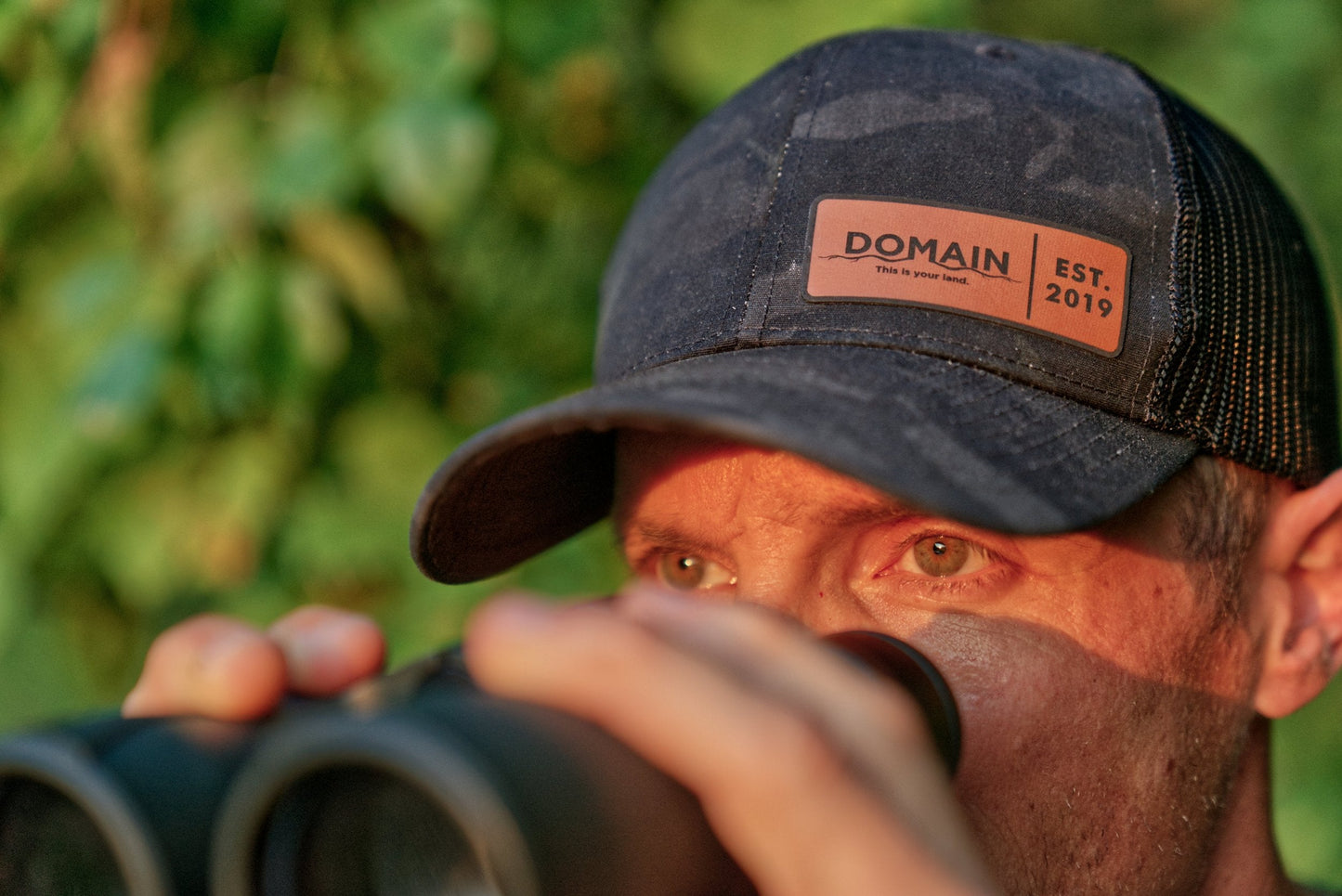 Domain Black Camo Patch Hat