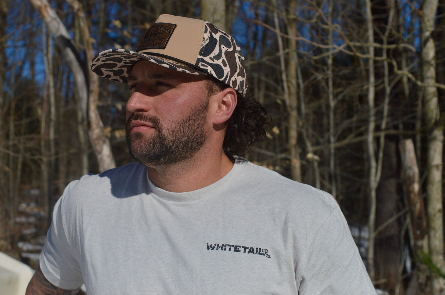 Whitetail Co. Old Camo Ropy 5 Panel Hat