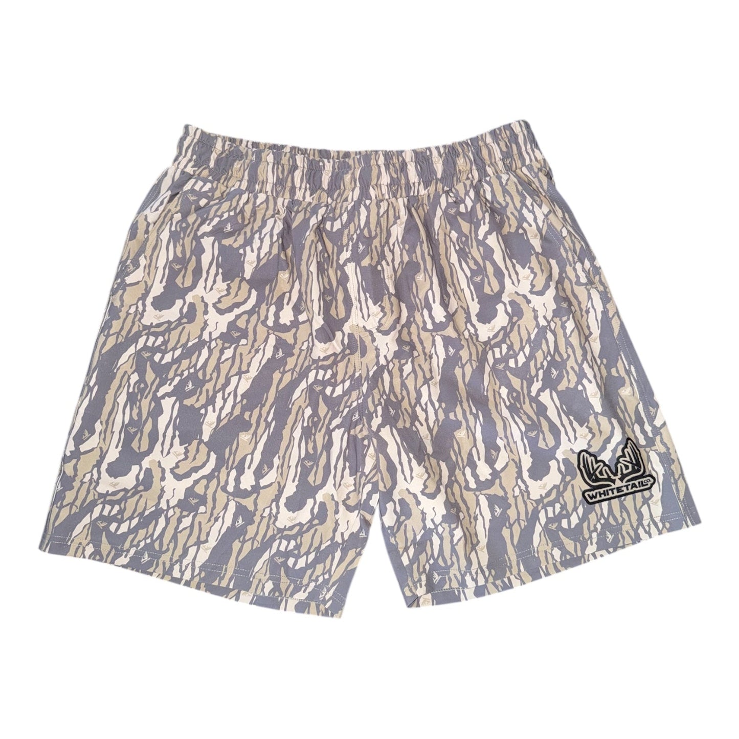 Coming Soon !!! Whitetail Co. Hunt Camp Shorts Faded Old Tree Bark