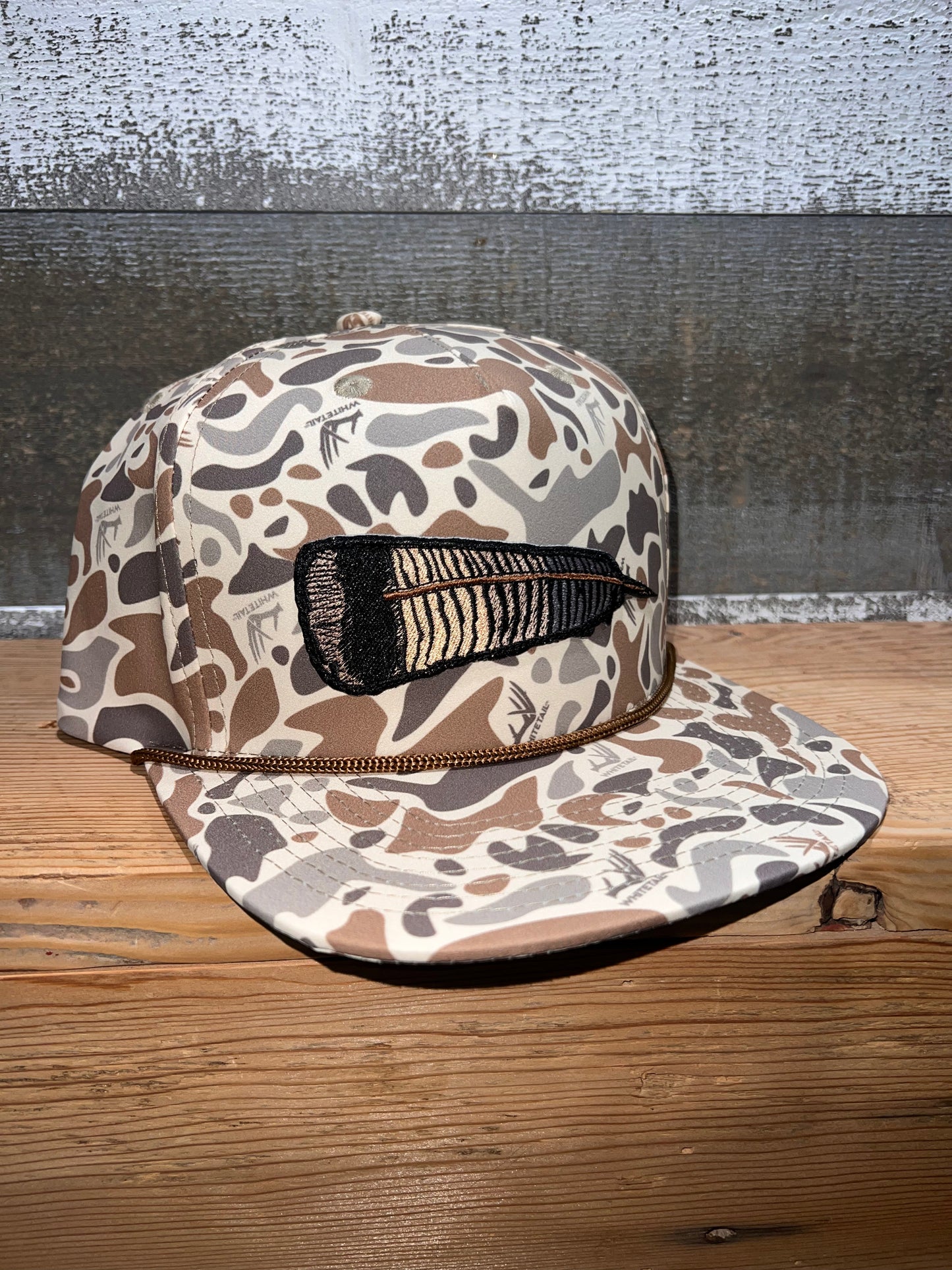 Whitetail Co. Fallen Feather Old Camo Trucker Hat
