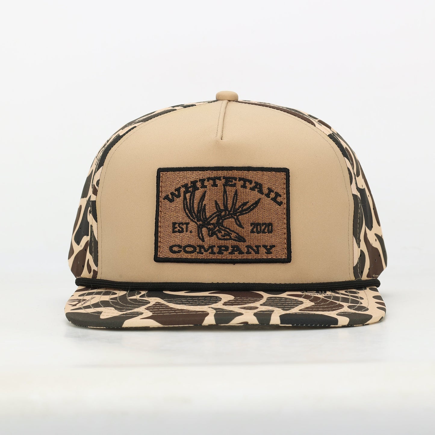 Whitetail Co. Old Camo Ropy 5 Panel Hat
