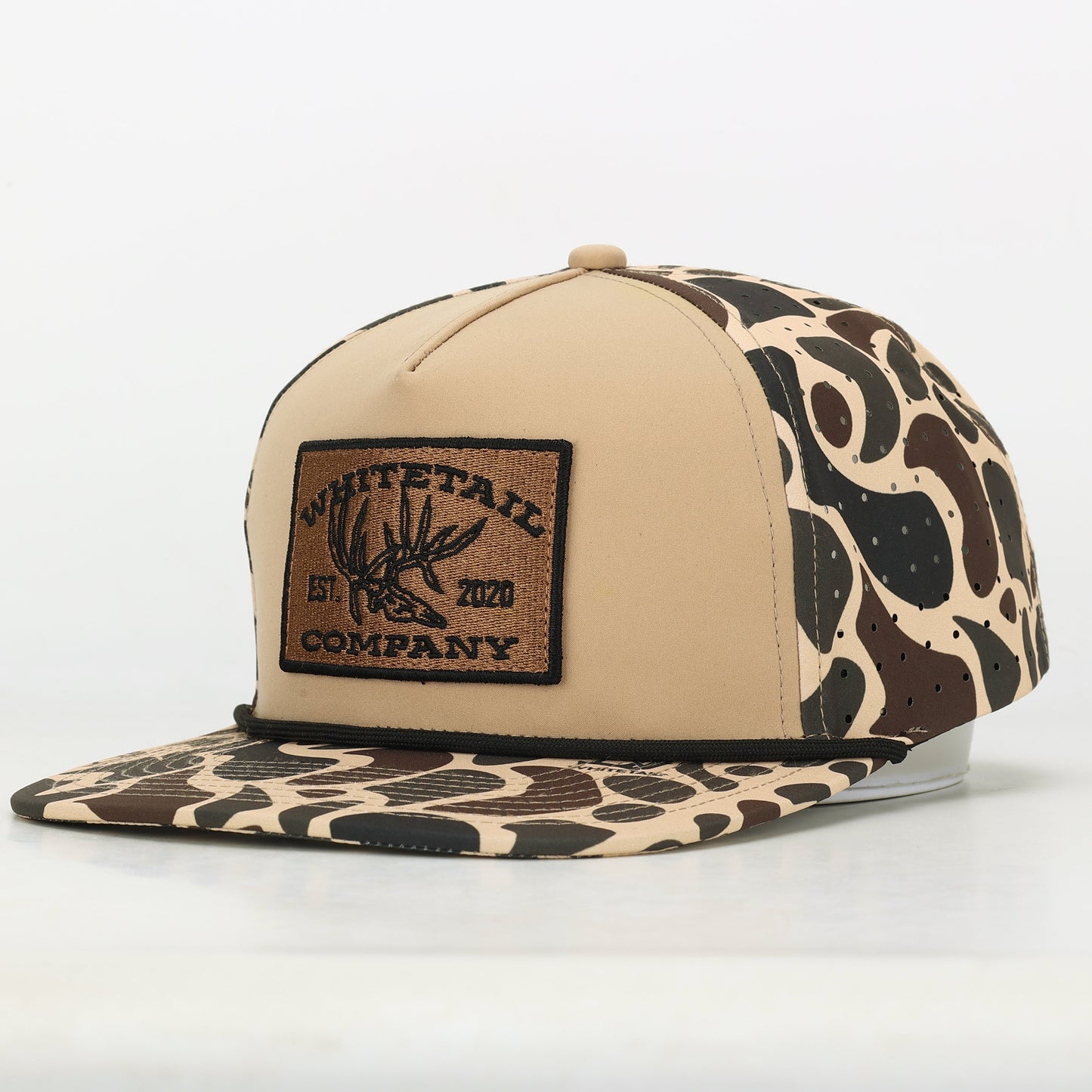 Whitetail Co. Old Camo Ropy 5 Panel Hat