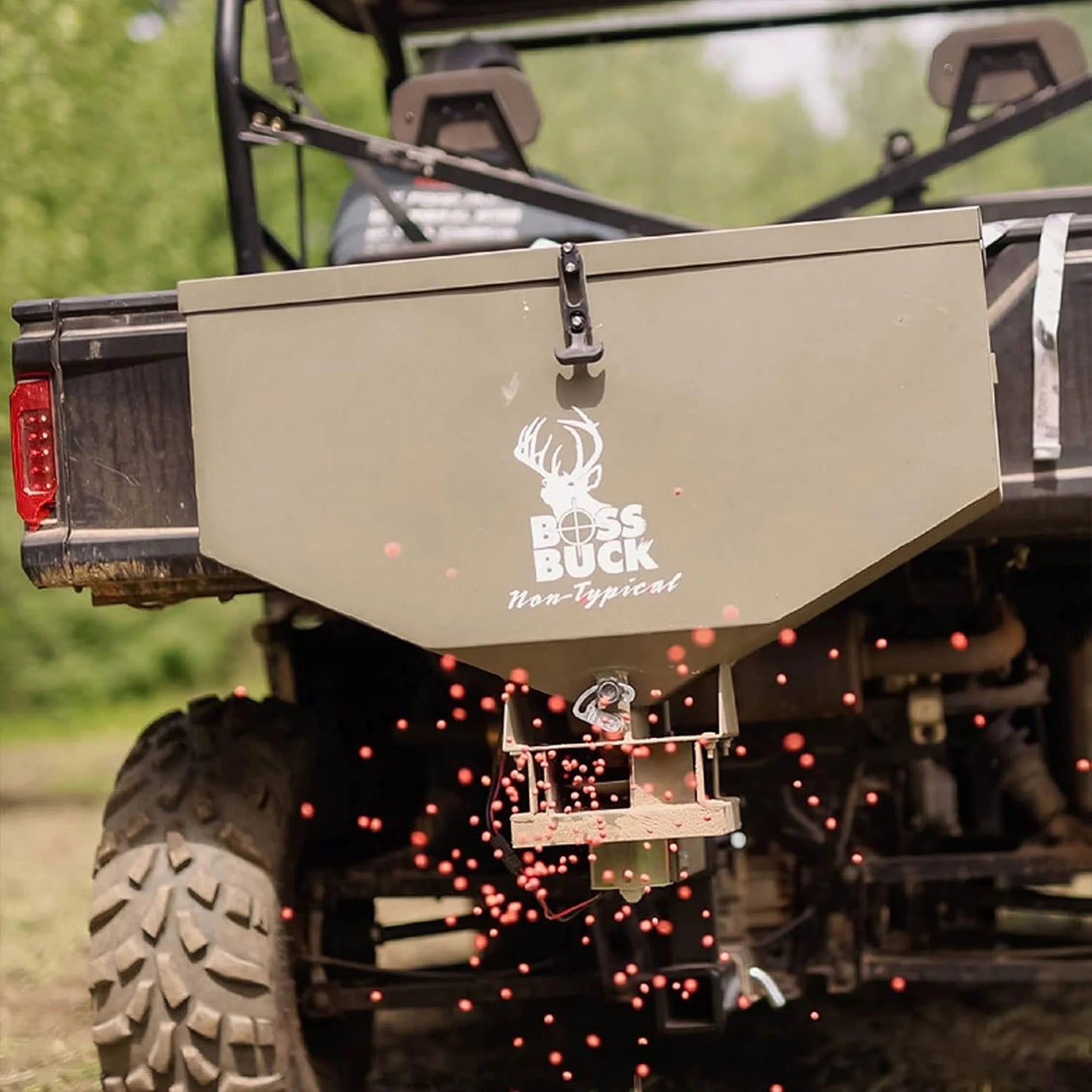 BB-1.80 80 Pound Capacity Non-Typical ATV Feed Spreader & Seeder