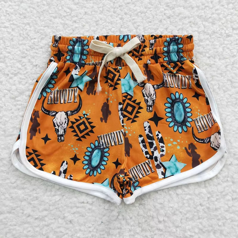 Wholesale Baby Girl Summer Camo Running Shorts Athletic Workout Beach Clothing Kids Children Toddler One Piece Clothes