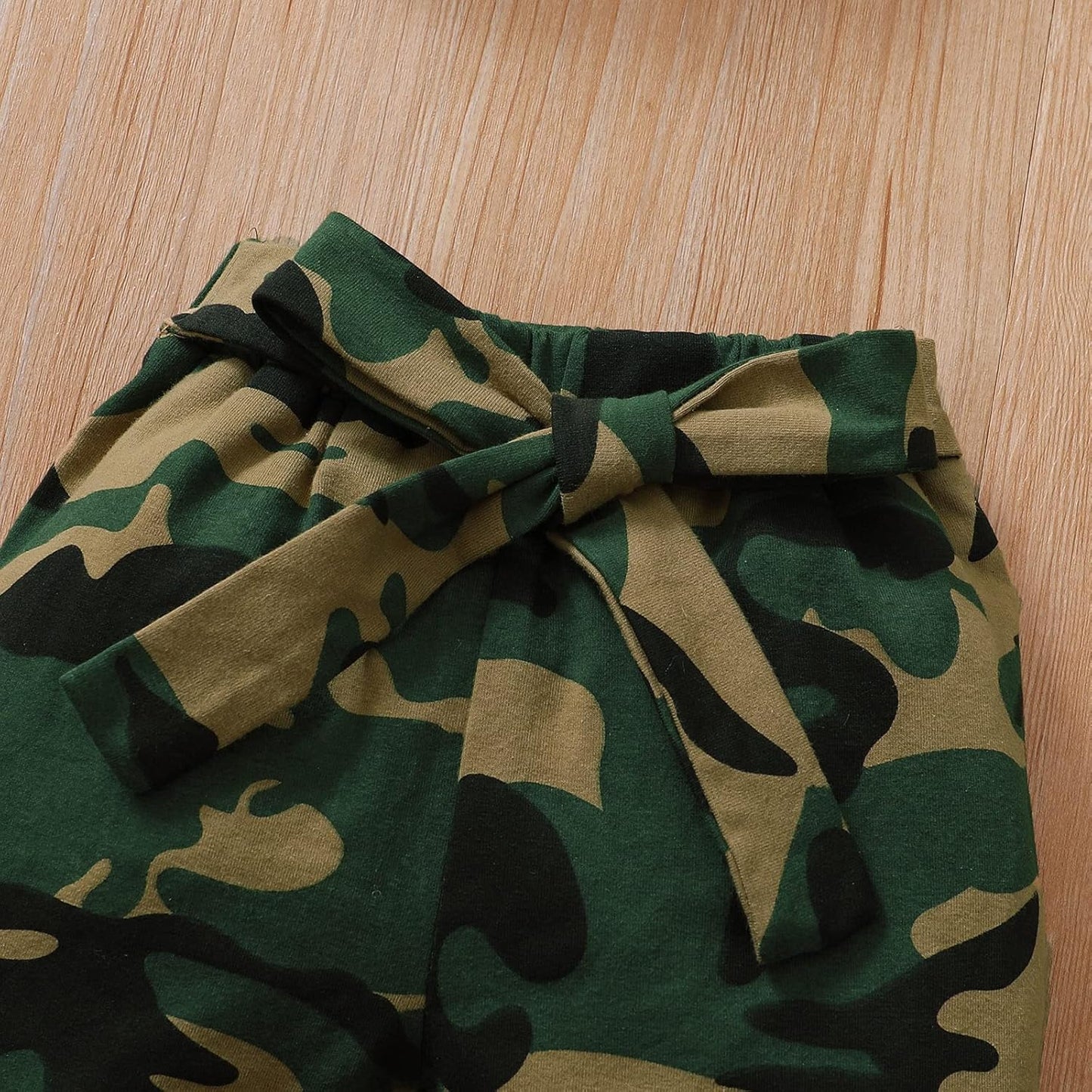 Baby Girl Clothes Set Daddys Little Girl Ruffle Romper Top Camouflage Pants Newborn Infant Baby Girl Outfit