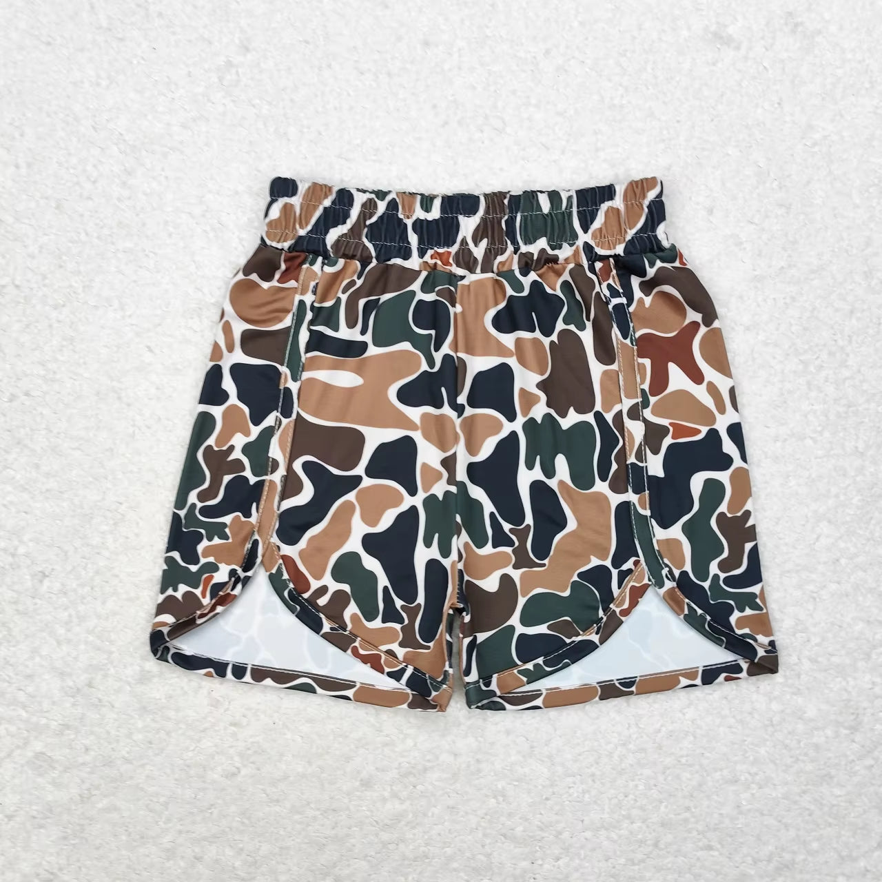 Wholesale Baby Girl Summer Camo Running Shorts Athletic Workout Beach Clothing Kids Children Toddler One Piece Clothes