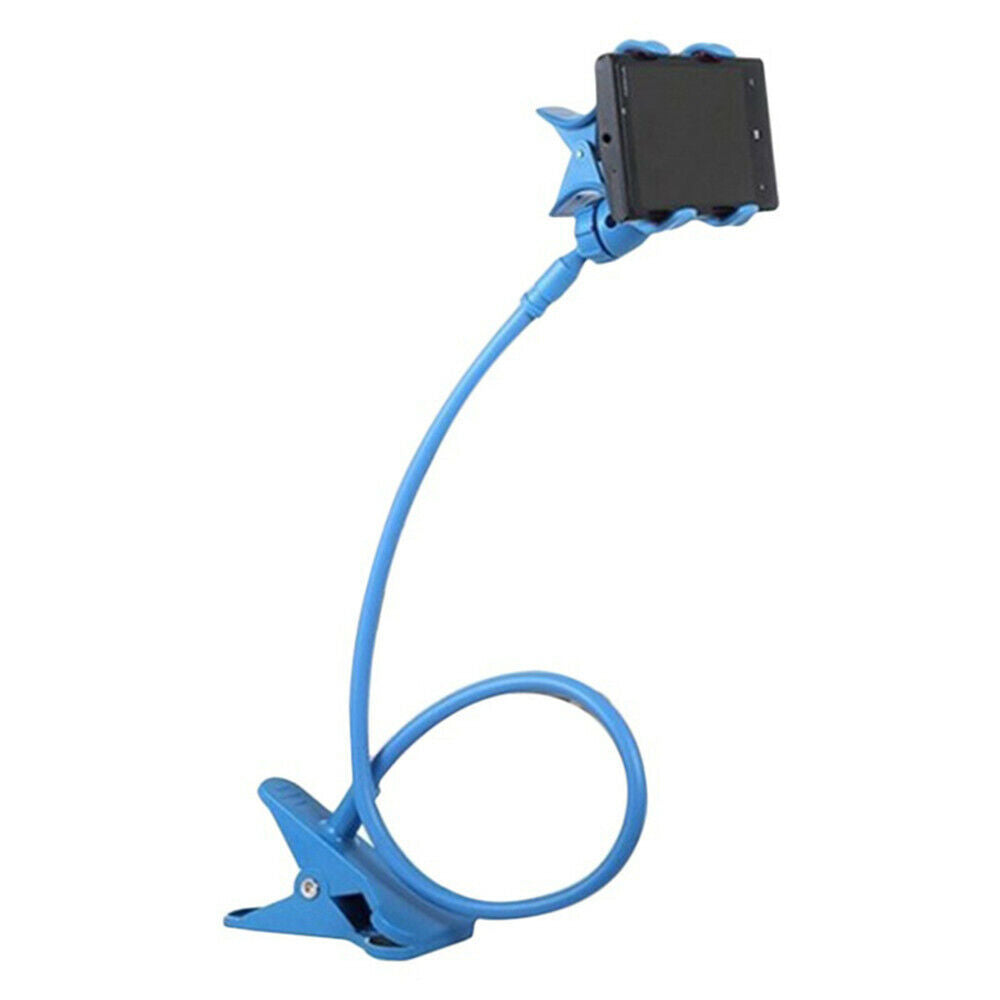 Universal Lazy Mobile Phone Gooseneck Stand Holder Flexible Bed Desk Table Clip