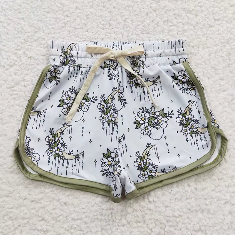 Wholesale Baby Girl Summer Camo Running Shorts Athletic Workout Beach Clothing Kids Children Toddler One Piece Clothes