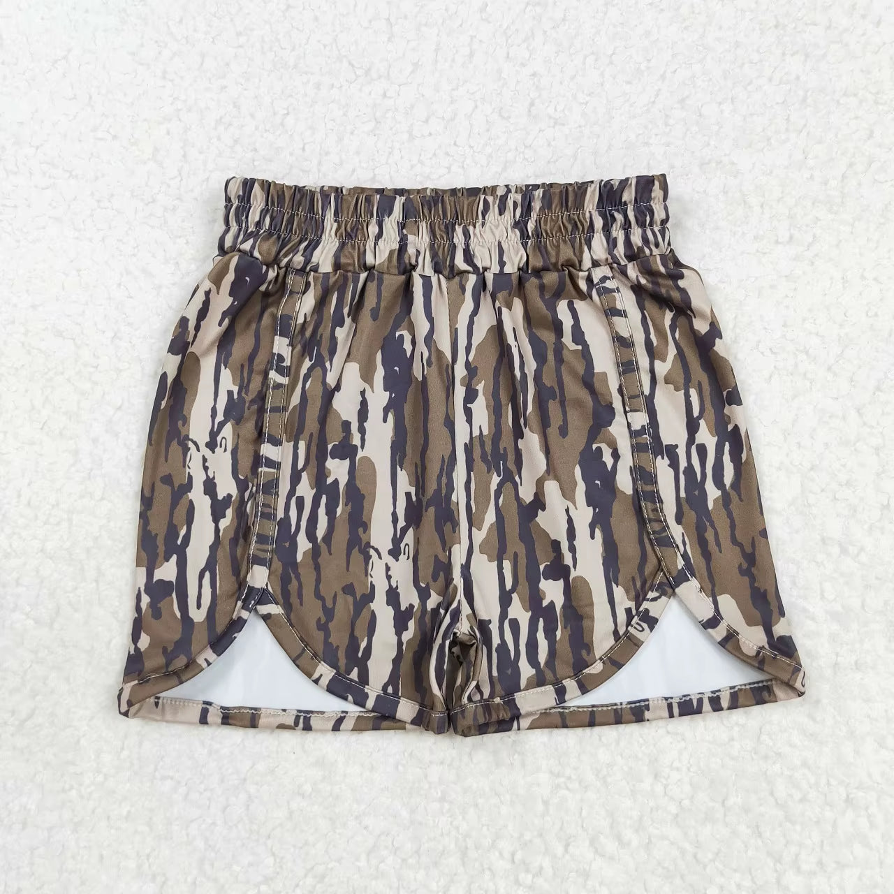 Wholesale Baby Girl Summer Camo Running Shorts Athletic Workout Beach Clothing Kids Children Toddler One Piece Clothes