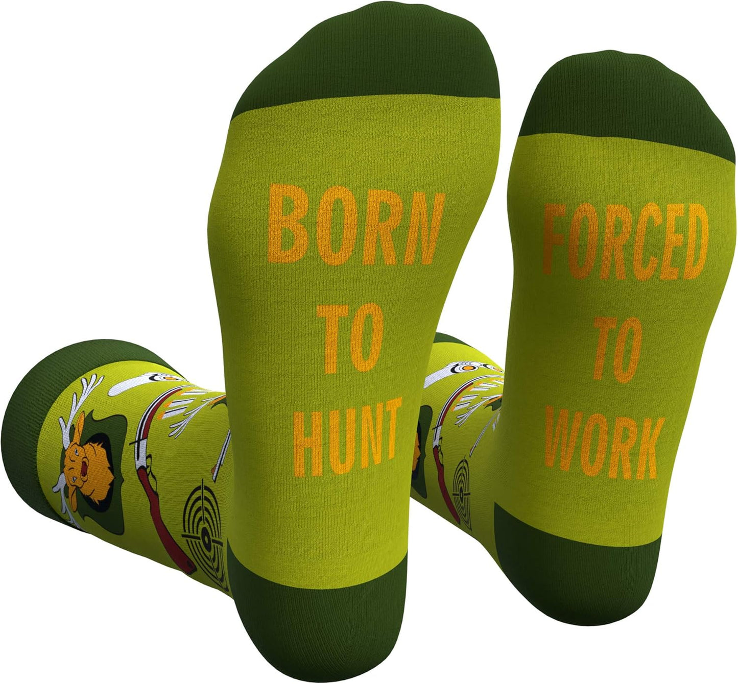 Men'S Funny Socks Hunting Fishing Football Baseball Gaming Golf Taco Pizza Bacon Christmas Gift for Men