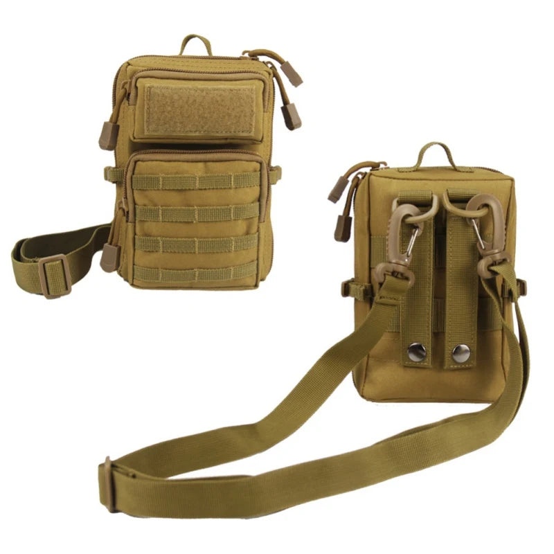 Outdoor Hunting EDC Bag Phone Holder Pouch Camping Hiking MOLLE System Backpack Utility Waist Bag