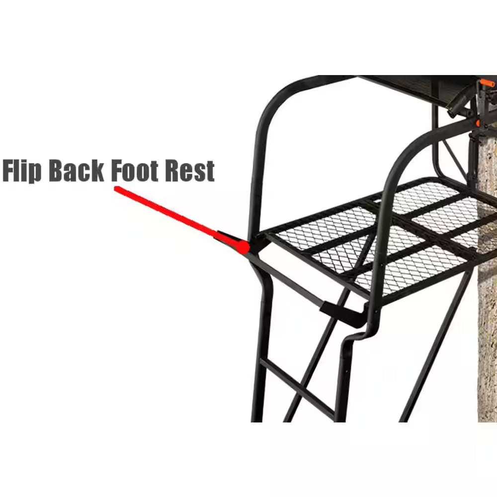 18.5 Ft. X 1.5 Ft. Hunter HD Deer Hunting 1-Person Ladder Tree Stand