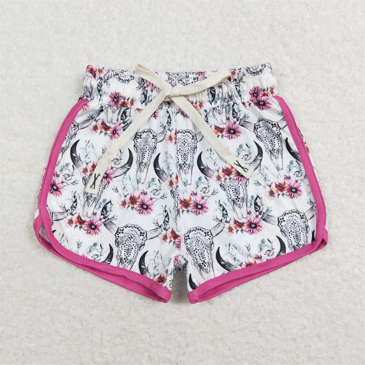 Wholesale Baby Girl Summer Camo Running Shorts Athletic Workout Beach Clothing Kids Children Toddler One Piece Clothes