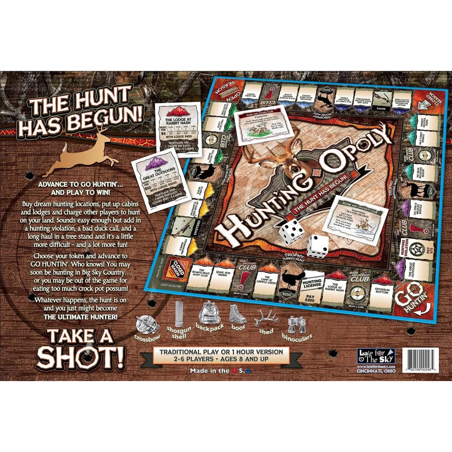 Hunting-Opoly Board Game