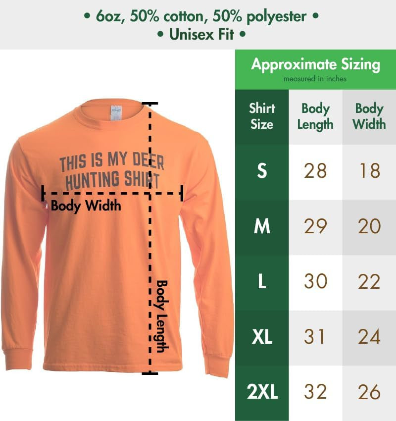 This Is My Deer Hunting Shirt | Funny Hunter Blaze Orange Safety Clothes T-Shirt