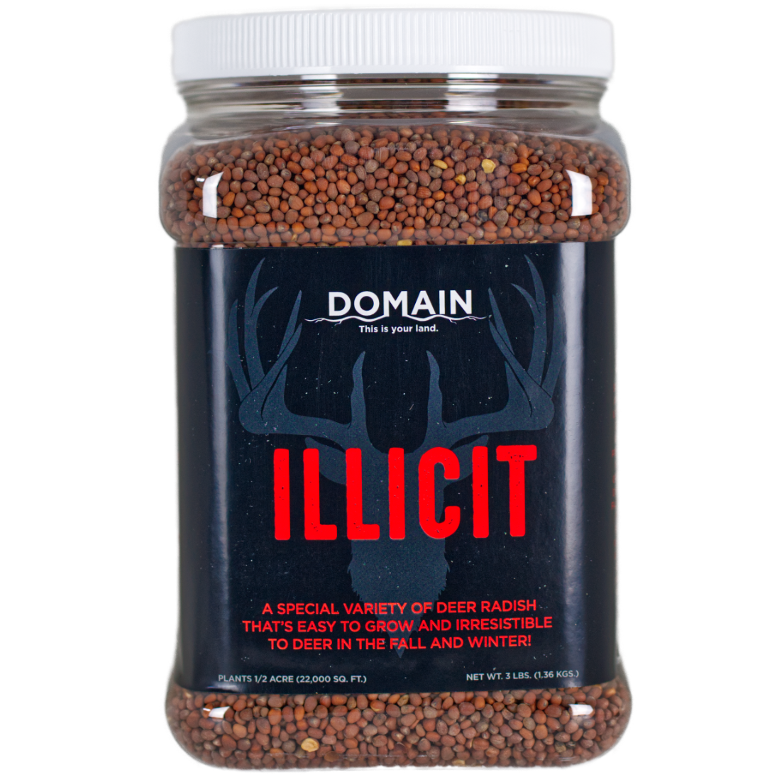 Illicit Deer Radish – Fall Food Plot Seed for Sandy or Tough Soils (Advanced Habitat Solutions)