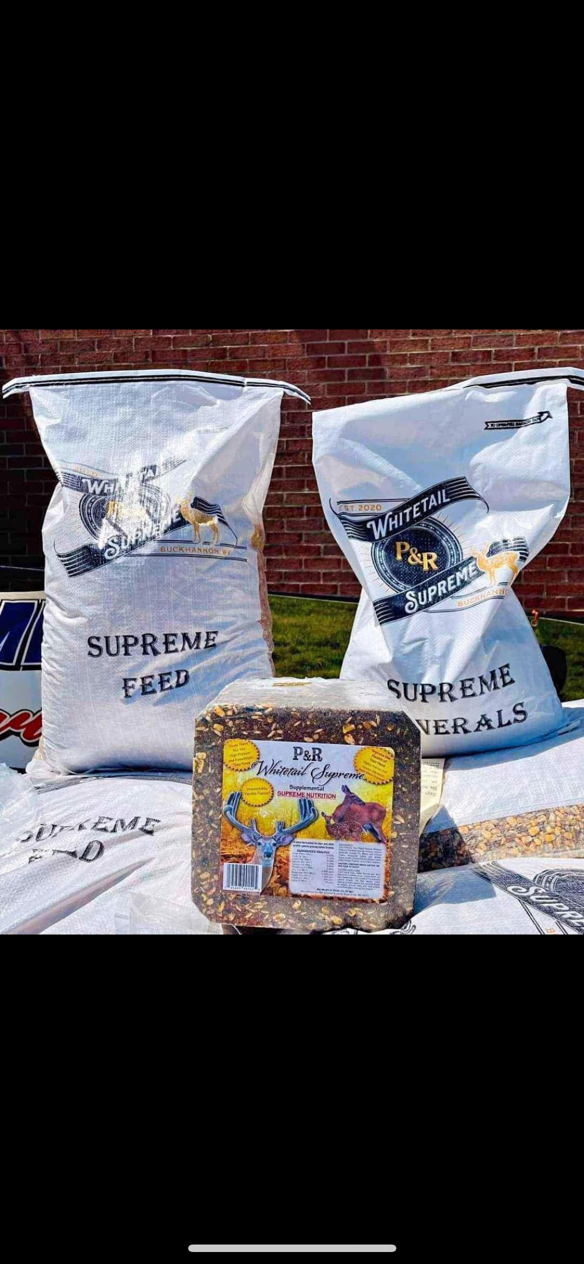 P&R Whitetail Supreme - Mineral and Vitamin Blend - 1 Ton Pallet